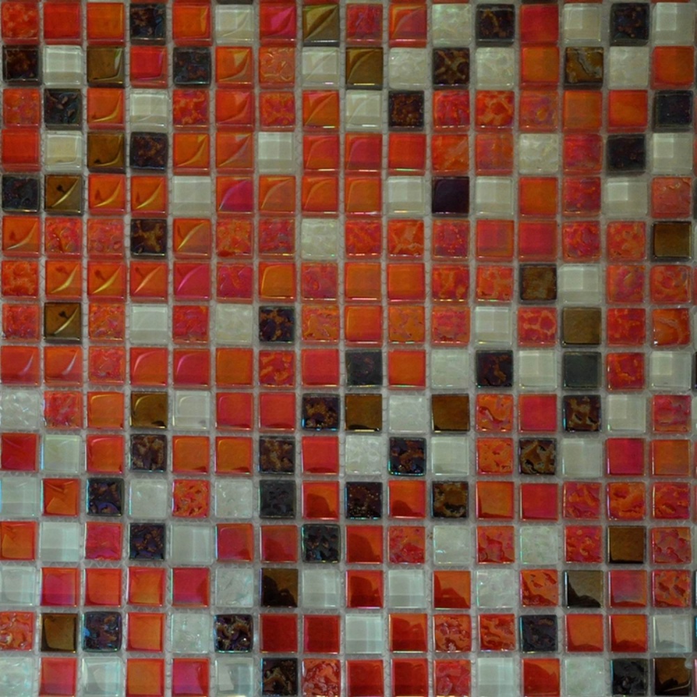  Мозаика Стеклянная Красная DGS016 производителя Keramograd