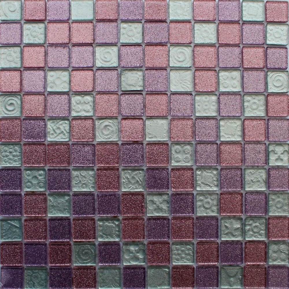  Мозаика Стеклянная Розовая F49.50.52 производителя Keramograd