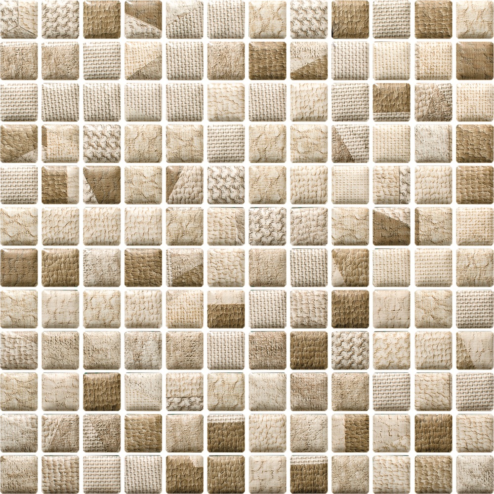  Attiya Beige Mozaika Cube 2.3x2.3 производителя Ceramika Paradyz