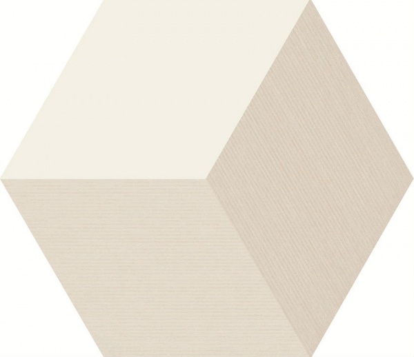 Ceramika Paradyz коллекция .РАСПРОДАЖА PARADYZ ПЛИТКА элемент Esagon Cube Crema (3 шт)