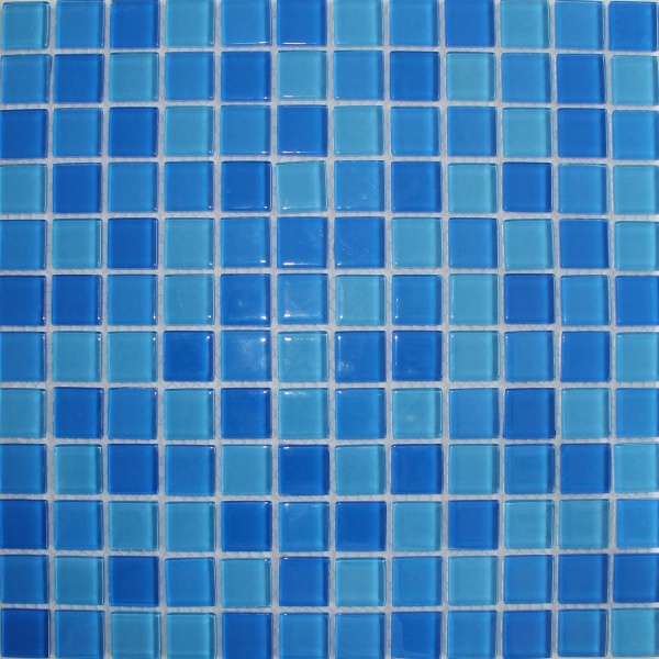 Keramograd коллекция Мозаика стеклянная, зеркальная элемент Мозаика Стеклянная Синяя FA021.022.023