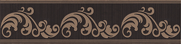 KERAMA MARAZZI коллекция Версаль элемент Бордюр Версаль коричневый 7,2х30