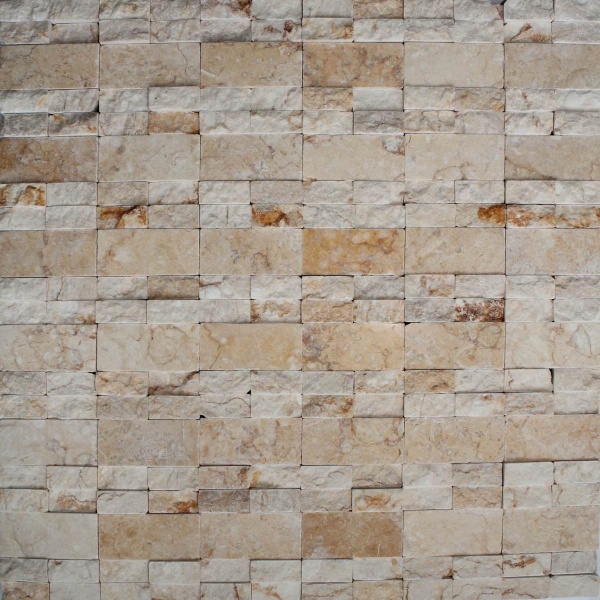 Keramograd коллекция Мозаика из камня элемент Мозаика Каменная Бежевая ALS067
