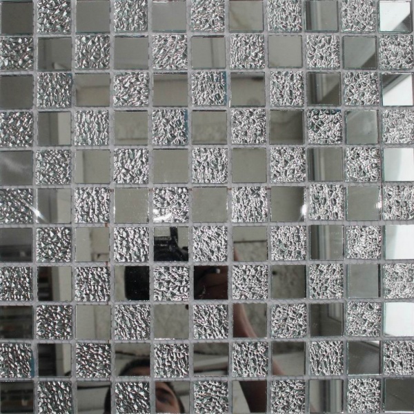 Keramograd коллекция Мозаика стеклянная, зеркальная элемент Мозаика Стеклянная Серебро CY817