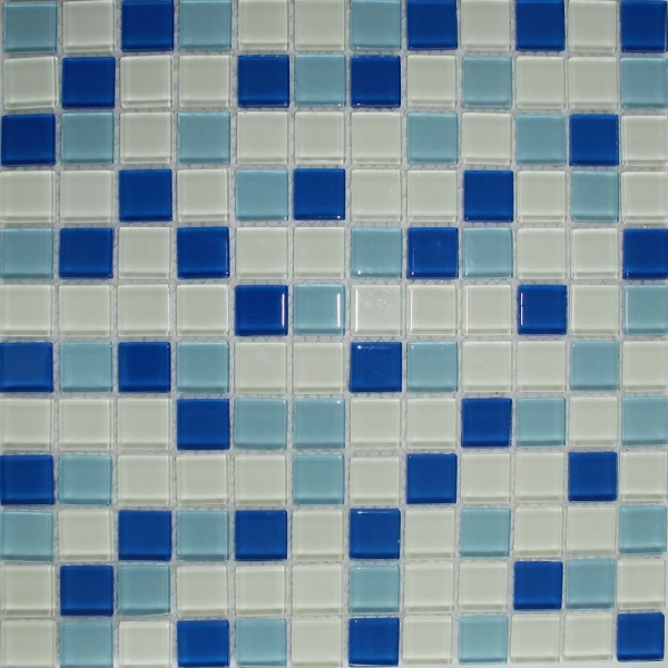 Keramograd коллекция Мозаика стеклянная, зеркальная элемент Мозаика Стеклянная Синяя FA021.025.080B