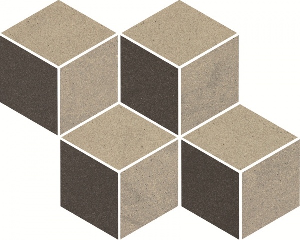 Ceramika Paradyz коллекция Rockstone элемент Rockstone Antracite Mozaika Cieta MIX REKT.