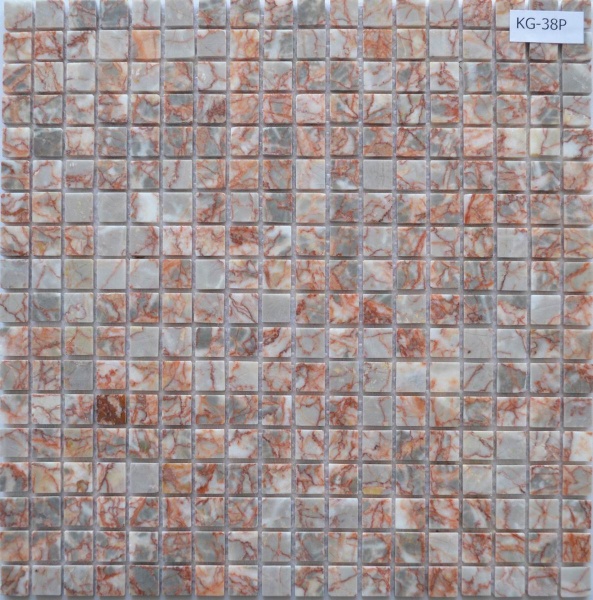 Keramograd коллекция Мозаика из камня элемент Мозаика Каменная Серая KG-38P