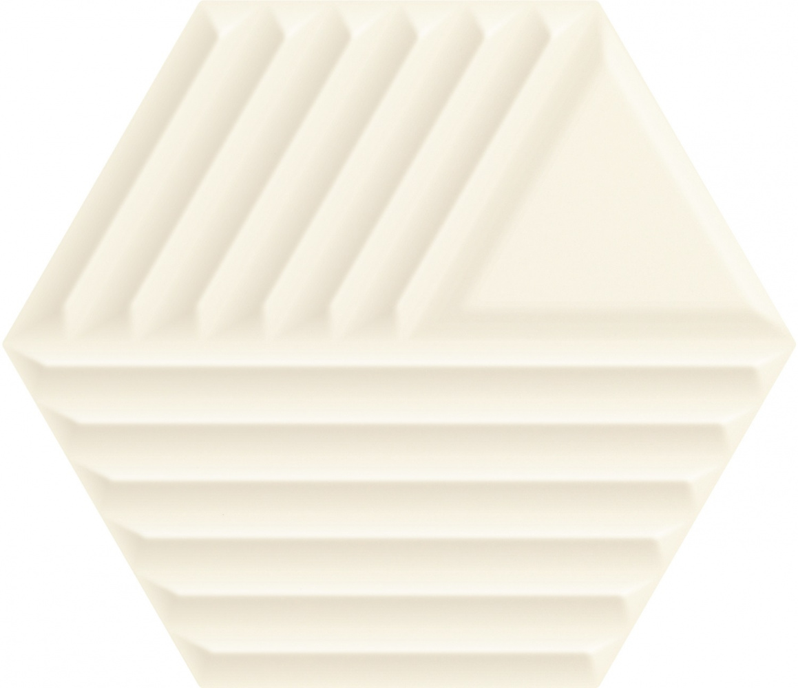  WOODSKIN BIANCO HEKSAGON STRUKTURA C 19,8X17,1 производителя Ceramika Paradyz
