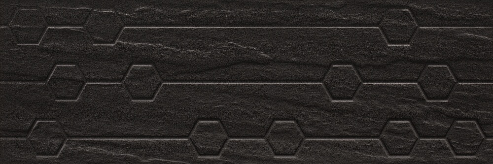  Titanium Nero Heksagon Struktura производителя Ceramika Paradyz
