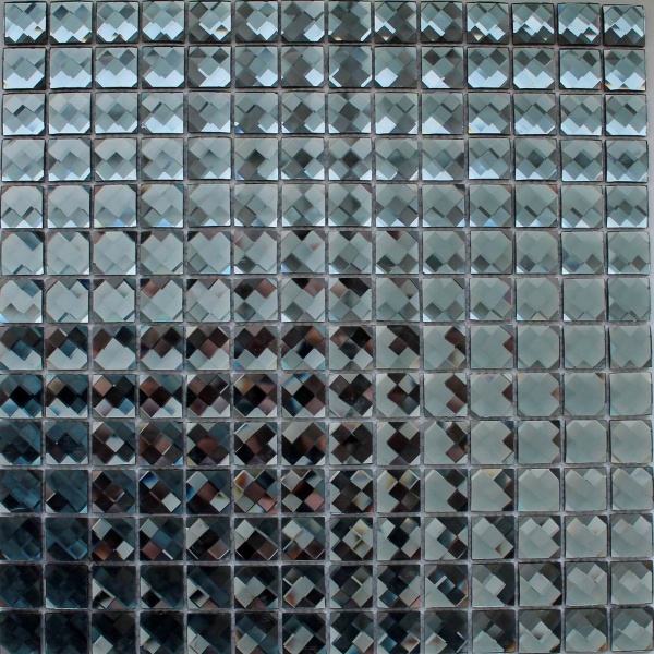 Keramograd коллекция Мозаика стеклянная из страз элемент Мозаика Стеклянная Серая F2X11