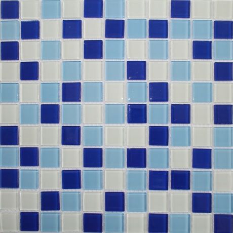  Мозаика Стеклянная Голубая C005 производителя Keramograd