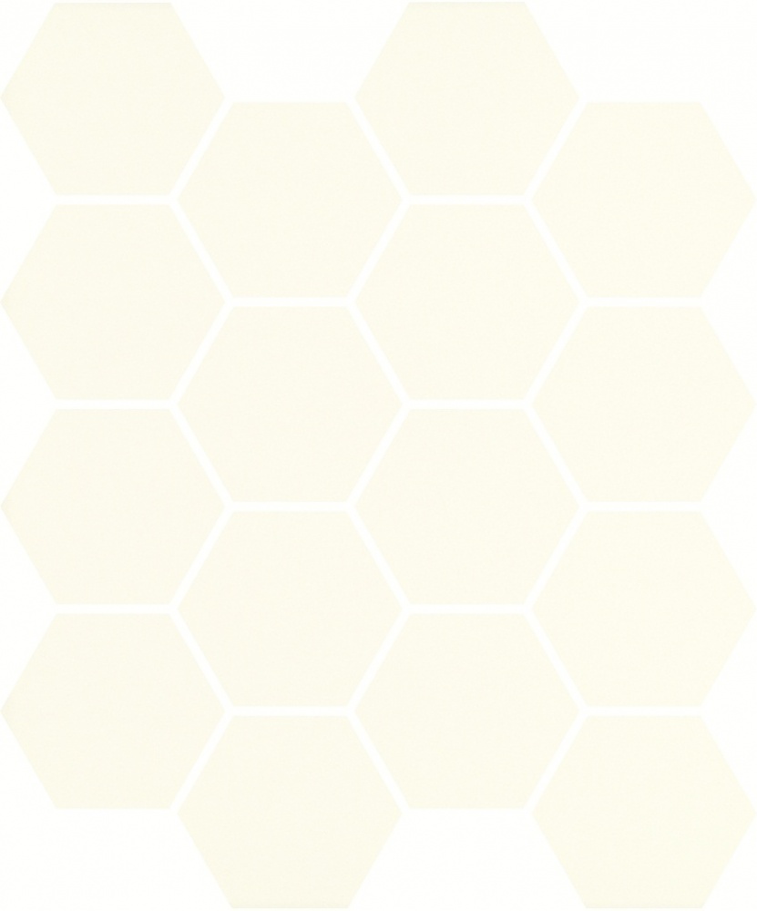  Uniwersalna Prasowana Bianco Hexagon Mozaika производителя Ceramika Paradyz
