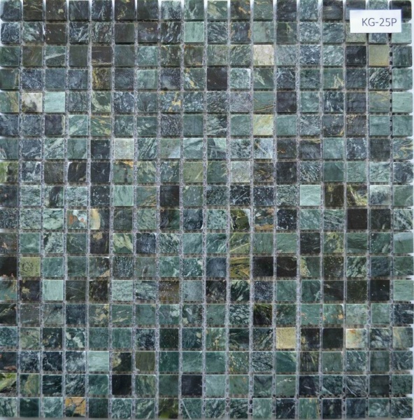 Keramograd коллекция Мозаика из камня элемент Мозаика Каменная Зеленая KG-25P