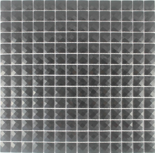 Keramograd коллекция Мозаика стеклянная из страз элемент Мозаика Стеклянная Черная F2x6