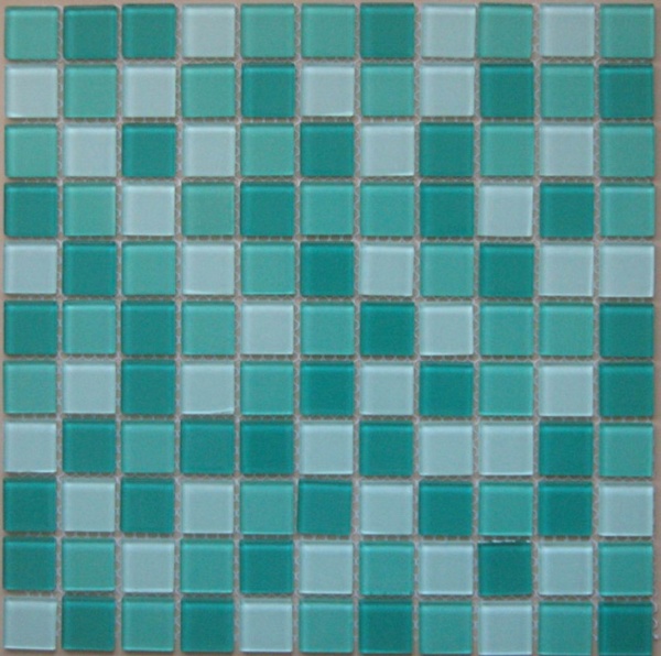 Keramograd коллекция Мозаика стеклянная, зеркальная элемент Мозаика Стеклянная Зеленая FA056.058.060