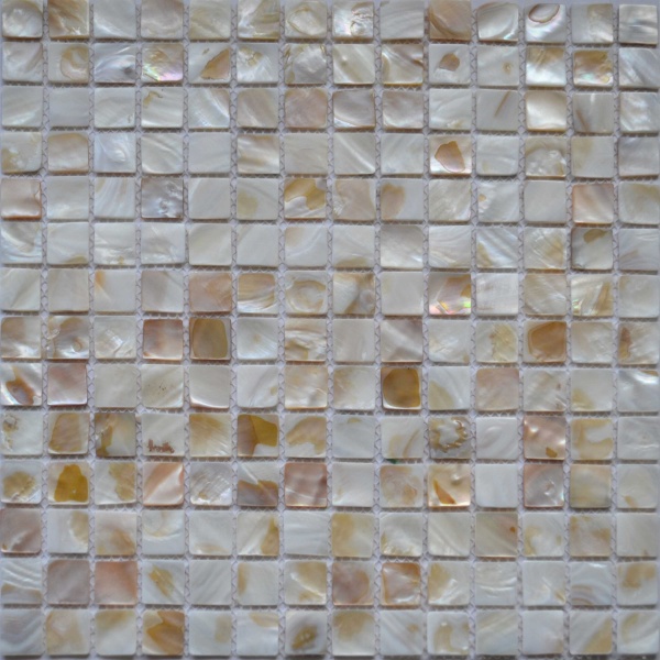 Keramograd коллекция Мозаика из ракушек элемент Мозаика Перламутровая Бежевый Shell-01