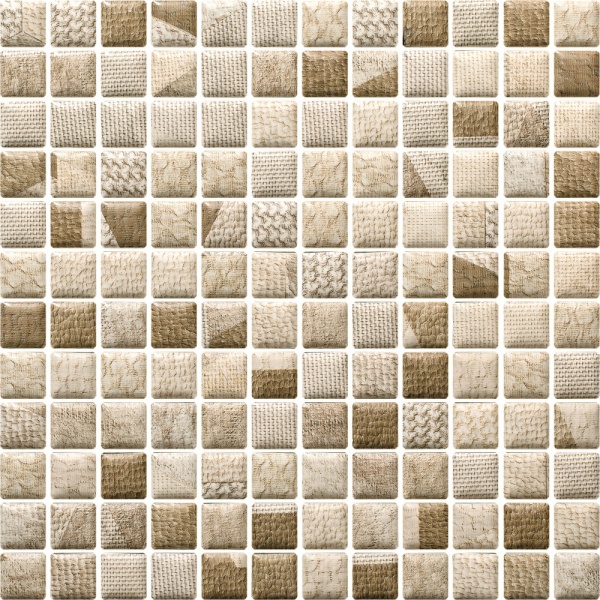 Ceramika Paradyz коллекция Attiya элемент Attiya Beige Mozaika Cube 2.3x2.3