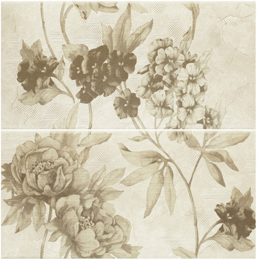  Inspiration Beige Panel Kwiat производителя Ceramika Paradyz