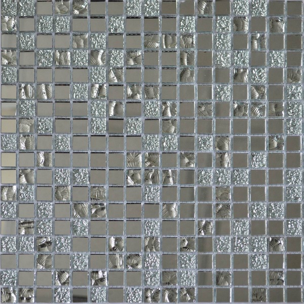 Keramograd коллекция Мозаика стеклянная, зеркальная элемент Мозаика Стеклянная Серебро A1505