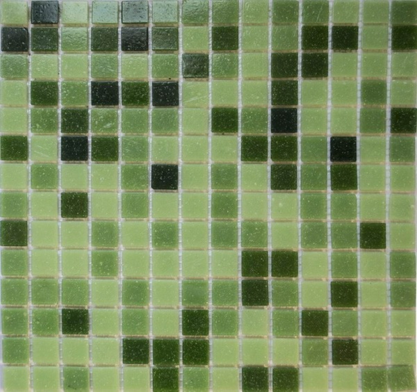 Keramograd коллекция Мозаика стеклянная элемент Мозаика Стеклянная Зеленая KG308