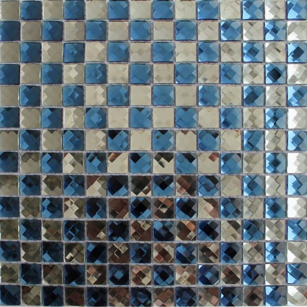  Мозаика Стеклянная Синяя F2x2 производителя Keramograd