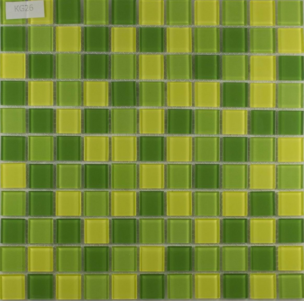  Мозаика Стеклянная Зеленая KG26 производителя Keramograd