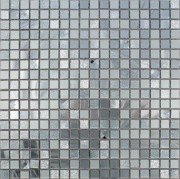 Keramograd коллекция Мозаика стеклянная, зеркальная элемент Мозаика Стеклянная Серебро A1501