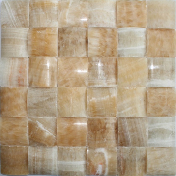 Keramograd коллекция Мозаика из камня элемент Мозаика Каменная Желтая SC501