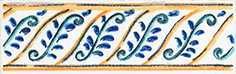 KERAMA MARAZZI коллекция Капри элемент Бордюр Капри майолика A462 20х6,3