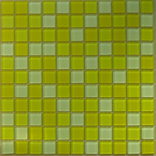 Keramograd коллекция Мозаика стеклянная, зеркальная элемент Мозаика Стеклянная Желтая FA046.048.050