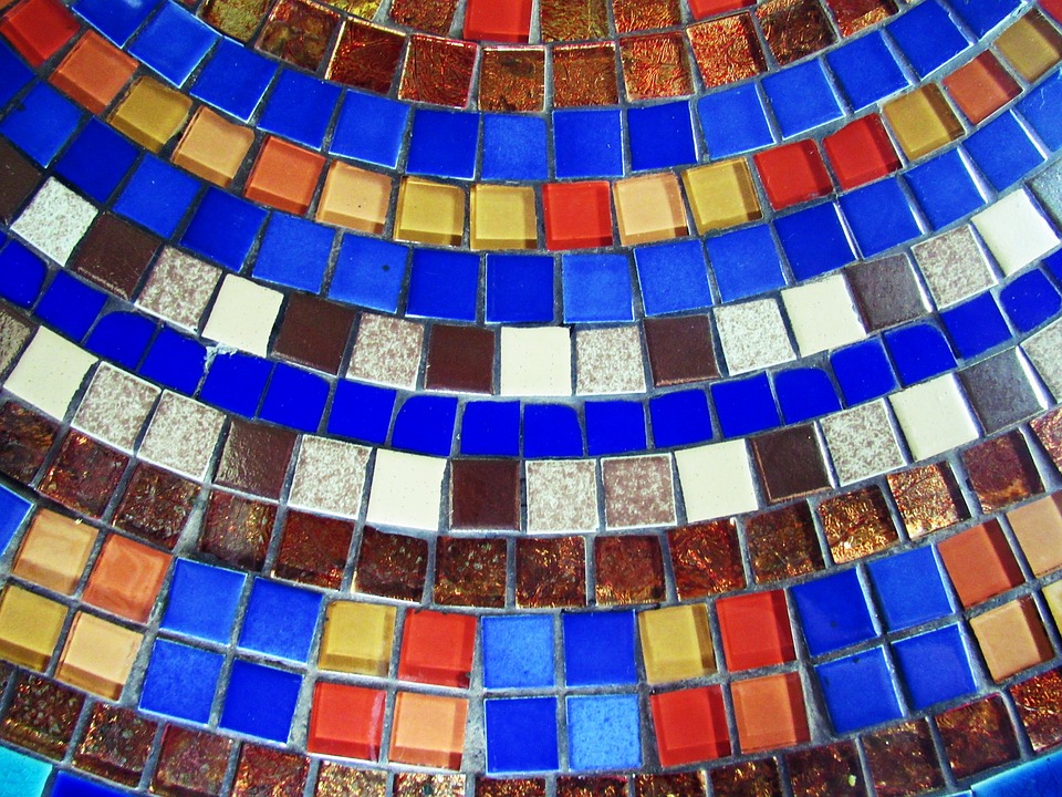 Кератриум, керамическая плитка, стеклянный декор